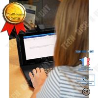 TD® Etui noir 7 POUCES pour tablette Lenovo Tab 2 A7-10, Tab 2 A7-30 et Tab 2 A8 stylet tactile / Accessoire clavier pour tablette