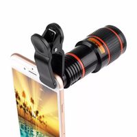 VGEBY objectif de zoom de téléphone portable Kit d'objectif de caméra de téléphone portable, télescope sport materiel Noir