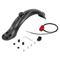 Kit Garde-boue Arrière Pour Xiaomi 8 – 12,7 Cm, ABS+métal, Feu Arrière Inclus, Installation Simple, Pour Trottinette électrique