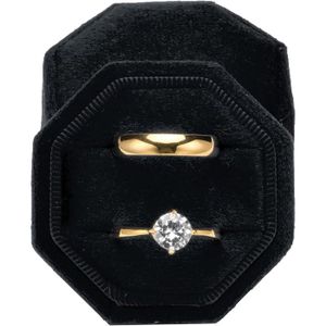Boîte à Bijoux Cadeau En Velours - Pour Collier, Bague, Cadeau De Fiançailles Ou Noël