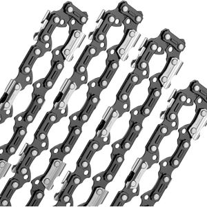 Lot de 2 chaînes de tronçonneuse de 35 cm, 1,1 mm, 3/8, 52 TG, compatibles avec les tronçonneuses Dolmar ES-38 A/ES-39 TLC/AS 3835 Z