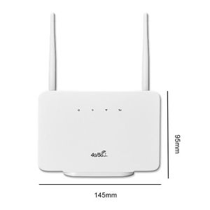 MODEM - ROUTEUR 300Mbps-Routeur sans fil avec antenne externe, 300Mbps, 4G, Permanence, Modem CPE, Fente pour carte SIM, Pris
