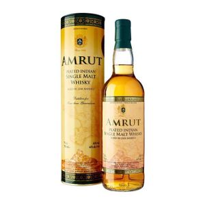 WHISKY BOURBON SCOTCH Amrut Peated - Single Malt - Whisky - 46.0% Vol. -