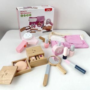 DOCTEUR - VÉTÉRINAIRE Rose - Ensemble de jouets en bois pour enfants, maison de jeu de simulation, stéthoscope d'injection dentaire