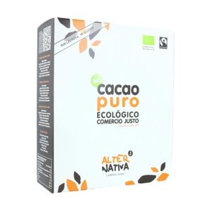 CHOCOLAT EN POUDRE ALTERNATIVA3 - Cacao pur dégraissé biologique 500 g