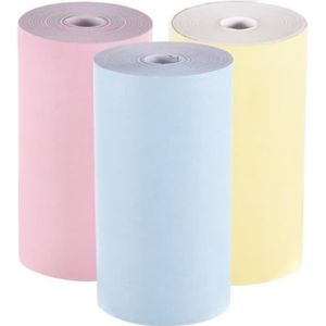 PAPIER THERMIQUE Rouleau de papier thermique couleur 57*30 mm Impre