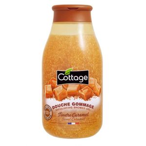 GEL - CRÈME DOUCHE COTTAGE Douche gommage - Tendre Caramel Grains 100% naturels - 270 ml