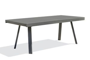 TABLE DE JARDIN  Table de jardin STOCKHOLM (200/300x96 cm) en alumi