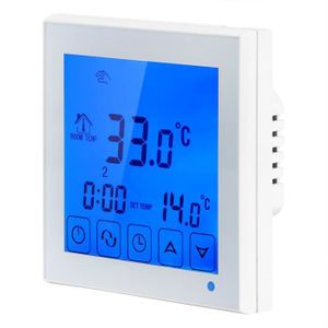 THERMOSTAT D'AMBIANCE Thermostat pour plancher chauffant - QQMORA - LCD 