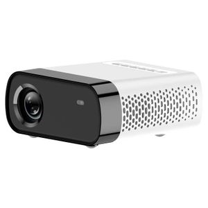 Vidéoprojecteur Mini Videoprojecteur LED LCD 1800 Lumens Support 1080P Bluetooth Basique YONIS Blanc