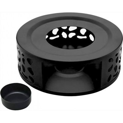 Chauffe-théière Bougie Cosumy Chauffe-Théière Cosumy - Bougie Garde-Chaud Pour Thé, Café, Vin Chaud - Inox Bougie Chauffe-plat