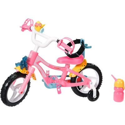 Siège De Vélo Pour Poupée SIMM – Guidon Plastique, Crochets Et Pince De Sécurité, Pour Poupées Jusqu’à 46 Cm – Couleur Aléatoire