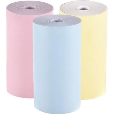5 rouleaux de papier autocollant imprimable papier thermique direct 57x30mm  pour imprimante de poche portable PAPERANG Blanc - Cdiscount Informatique