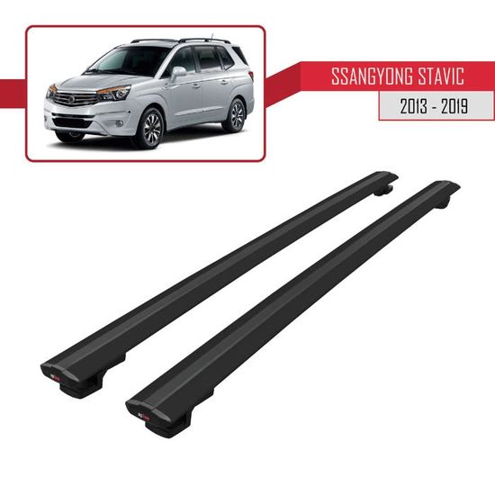 Barres De Toit Aluminium Pour Volvo V40 (2013-2016) - Porte-bagages, Vélos, Skis, Coffre - 75 Kg Max