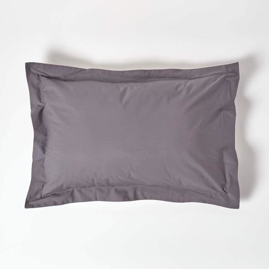 Paire De Taies D'Oreiller Standard En Percale De Coton 200 Fils[J5636