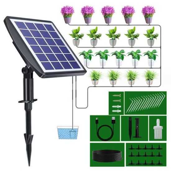Lot De 4 Systèmes Irrigation Automatique Plantes - Arrosage Vacances 80 Cm