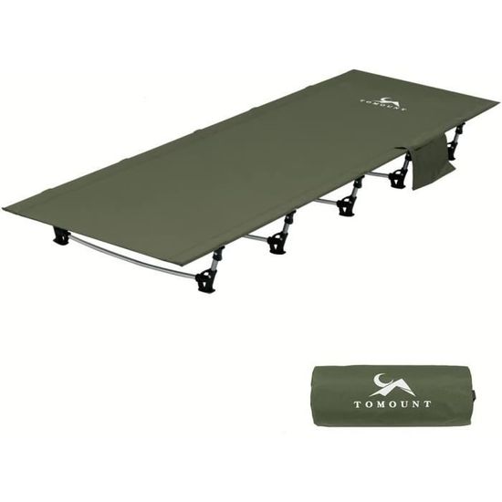 Lit De Camp ALPS Mountaineering – Vert – Léger Et Pliable – 74x30 Pouces