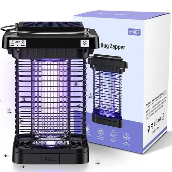 Lampe Anti Mouche Dufuso Lampe Anti Moustique, UV Tueur D'Insectes U00c9lectrique Prise Anti Moustique