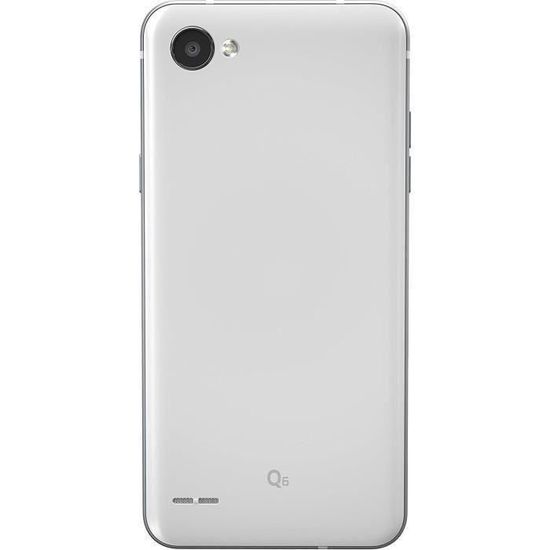Smartphone LG Q6 Mystic M700N - Blanc - Full HD 5,5" - Octacore 1,4 GHz - 3 Go de RAM - 32 Go de stockage