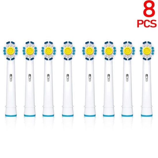 Set De 8 Brosses De Nettoyage Pour Biberons - 4 Poignées + 4 Têtes éponge De Rechange - Pour Gourdes, Pailles, Tasses étroites - 8