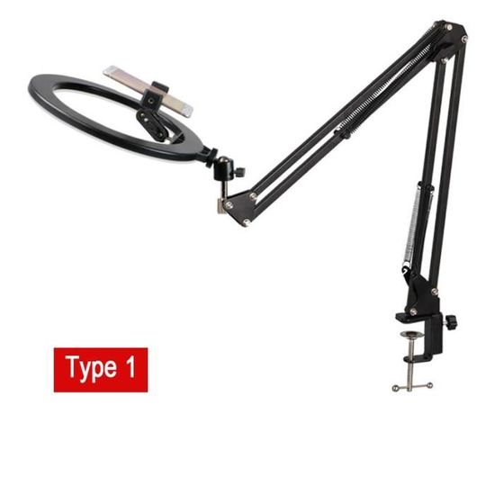 Anneau Lumineux LED Réglable et Pratique, éclairage Annulaire pour Maquillage, Diffusion en Direct, Selfie, Vidéo Youtube Anneau Lumineux LED Réglable et Pratique, éclairage Annulaire pour Maquillage, Diffusion en Direct, Selfie, Vidéo Youtube