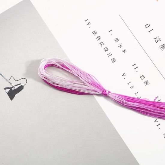 Lot De 20 Écheveaux De Fil à Broder En Soie – Couleurs Vives Et Pastel, Haute Qualité 18-20m Par Écheveau