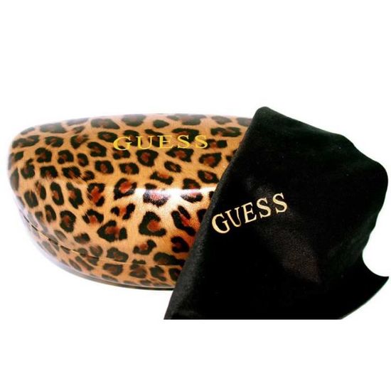 Etui a lunettes rigide original GUESS Leopard grand format Cdiscount Bijouterie