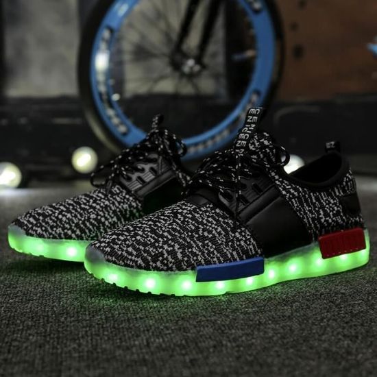 Baskets Lumineuses Pour Enfants - Chaussures Qui Clignotent En Marchant - Idéal Cadeau Filles Garçons - 2