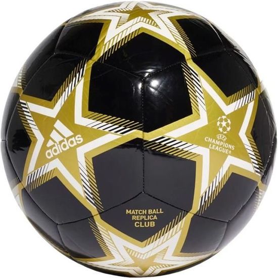 Ballon de Foot Noir Dor Ligue des Champions Adidas GT7789