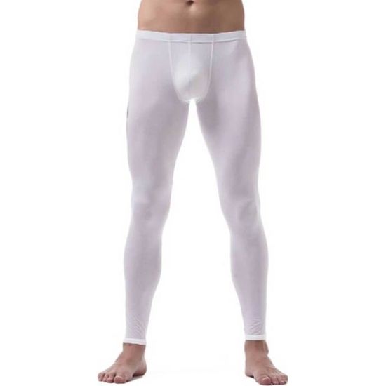 Legging Musculation Homme Huilé Brillant - Pantalon Moulant Sport Collant Élastique Fitness Gym - M à XXL