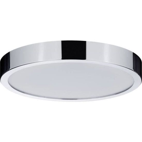 Plafonnier LED pour salle de bain blanc chaud Paulmann 70882 Aviar 20 W chrome