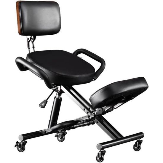 Chaise Soutien Dorsal YOOTMEEN Chaise De Bureau Ergonomique à Genoux Réglable - Soutien Dorsal Et Posture Améliorée