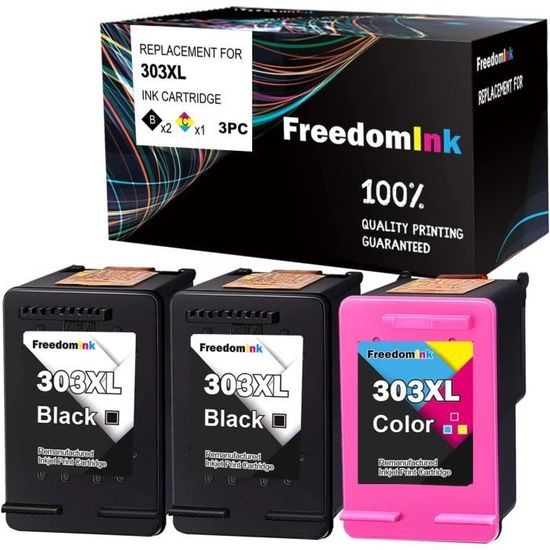 Cartouches D'encre Compatibles HP 303 XL - Lot Pour Imprimantes Envy, Photo, Tango