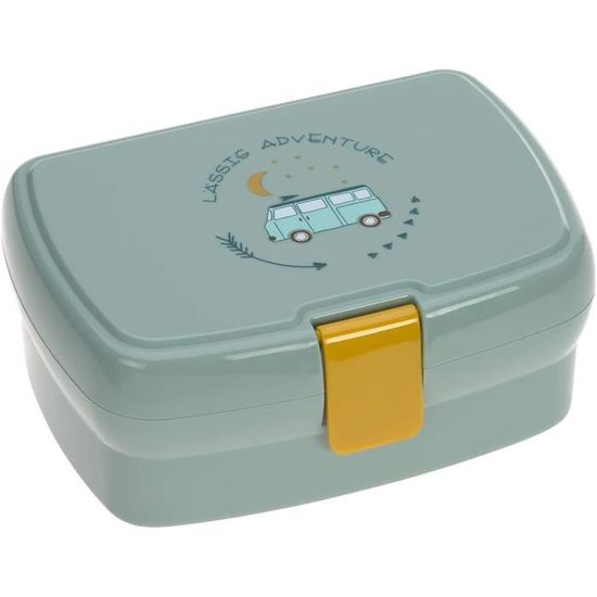 Boîte à Déjeuner Enfant Avec Compartiments – Design Blanc, Pratique Pour L’école Ou Les Pique-niques