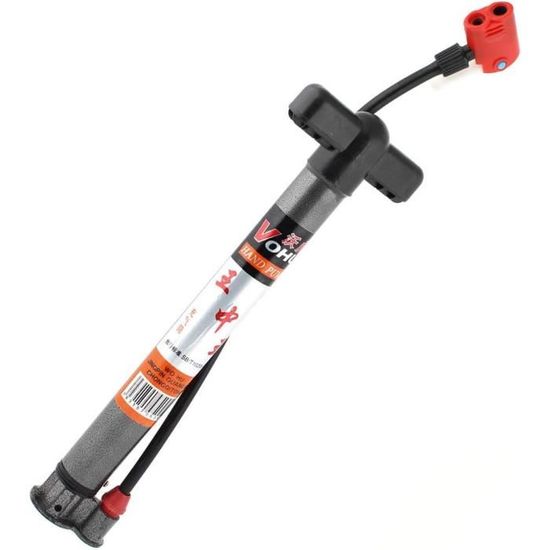 Pompe à Main Spokey Pampero 12 | Gonfleur Universel Avec 3 Embouts + Tuyau | Pour Ballons, Vélos, Matelas De Camping | Compacte Et Légère - 11