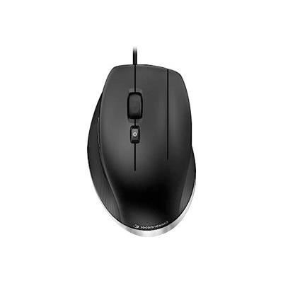 3D CONNEXION Souris CadMouse - Droitiers - Laser - 7 boutons - Filaire - USB - Noir mat et acier