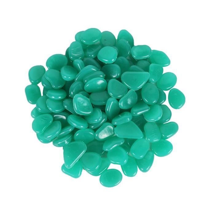 Lot De 50 Cailloux Phosphorescents Lumineux - Pierres Brillantes Pour Jardin, Allées, Aquarium Et Décoration Extérieure