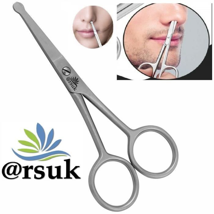 ARSUK Nez Ciseaux Barbe et Oreilles Épilation Cheveux Visage