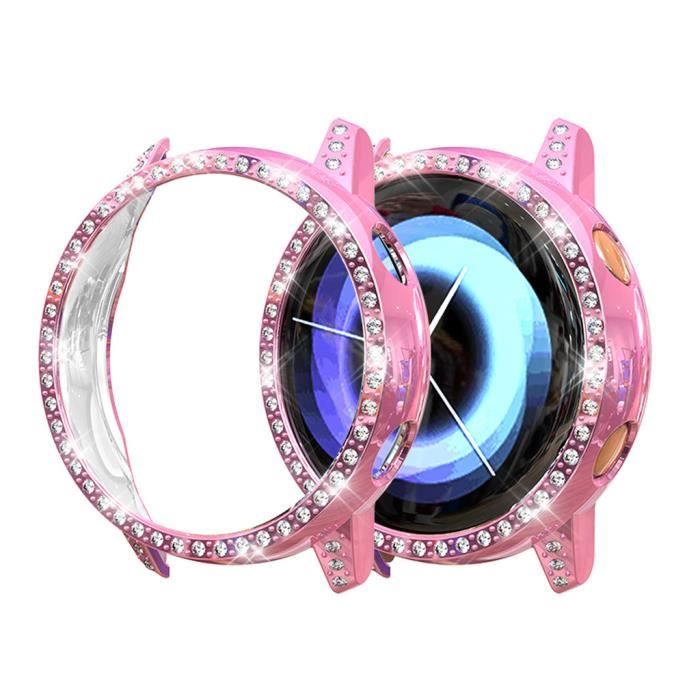 MONTRE OUTDOOR Pour Samsung Galaxy Watch Active Smart Watch Luxury Crystal Screen Protector Case bg1126