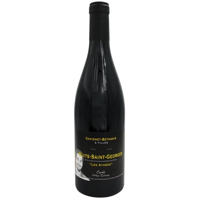 Nuits-Saint-Georges Aux Athées Cuvée Arthur Retiere Rouge 2020 - 75cl - Domaine Gavignet-Béthanie et Filles - Vin AOC Rouge de Bourg