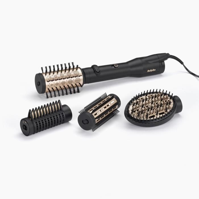 BABYLISS BIG HAIR LUXE AS970E - Brosse soufflante rotative multistyle - 50mm céramique - Brosse fixe 38mm - 650W