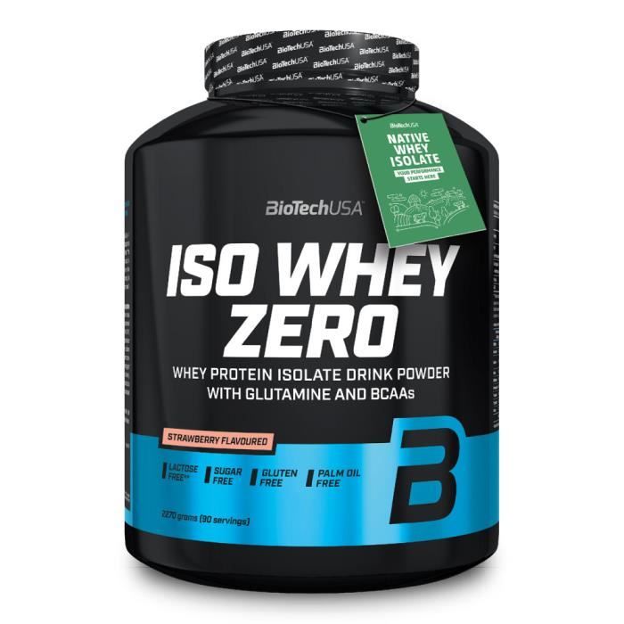 Whey native Iso Whey Zero - Raspberry 2270g