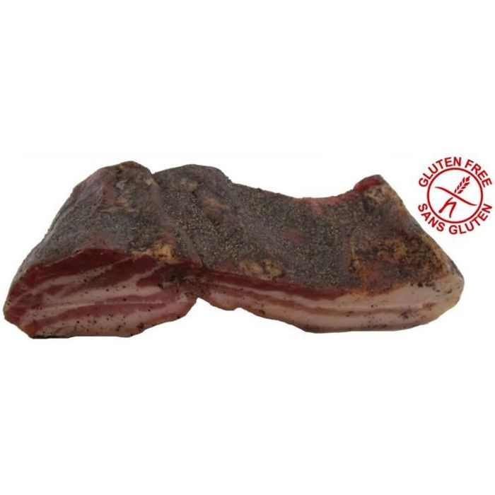 POITRINE DE PORC SECHEE AU POIVRE ENV. 400GR