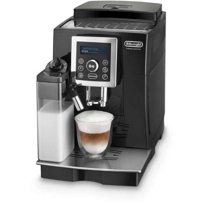 De'Longhi ECAM 23.460.B - Machine à café automatique avec buse vapeur -Cappuccino- - 15 bar - noir