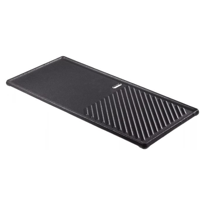 Enders emaillierte Plaque Fonte (1/3) pour Grill à gaz Boston, Noir, 20,5 x 43 x 1,5 cm, - 7882