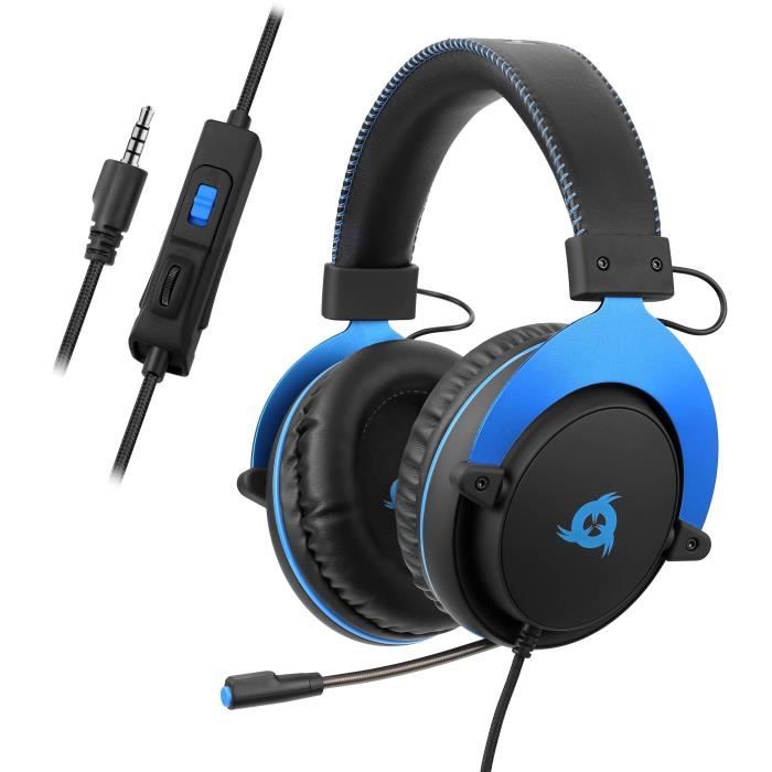 KLIM Rush - Micro Casque Xbox One + Jack 3,5 mm et garanti 5 ans + Casque Gamer anti bruit + Arceau confortable et réglable
