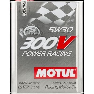 MOTUL Huile 300V POWER RACING 5W30 2L (bidon)