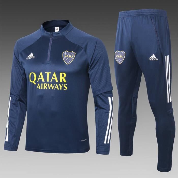 Nouveau Boca Juniors Maillot de Foot Football Soccer Kit Suit 2020 2021 Pas Cher Survêtement Training pour Homme