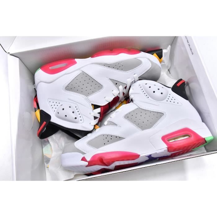 BASKETS x Airs-Jordans 6 Retro Hare Neutral Grey CT8529-062 AJ6 Homme Femme Sz-43