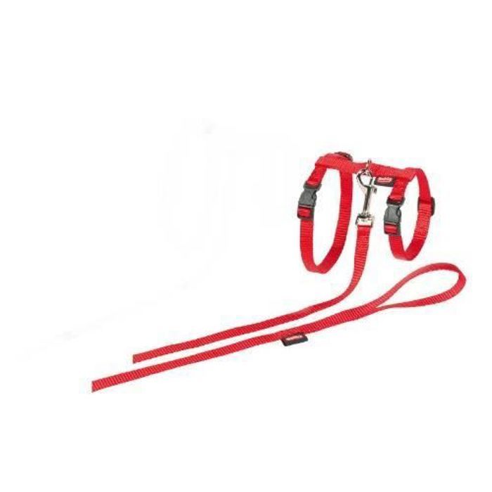Nobby Harnais + Laisse pour Grand Chat Rouge 34-57 cm + 120 cm 78092-01
